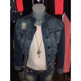 Geaca dama din blugi