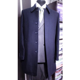 Palton Barbati Bleumarin