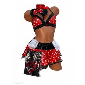 Set lenjerie intima cu buline