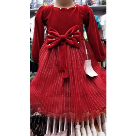Rochie cu funda din catifea